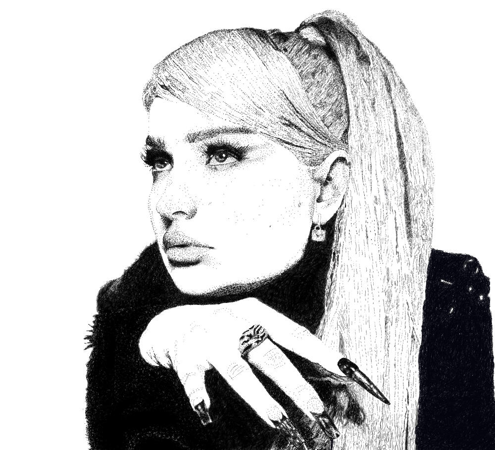 Stippling Project (Photoshop, 2022)