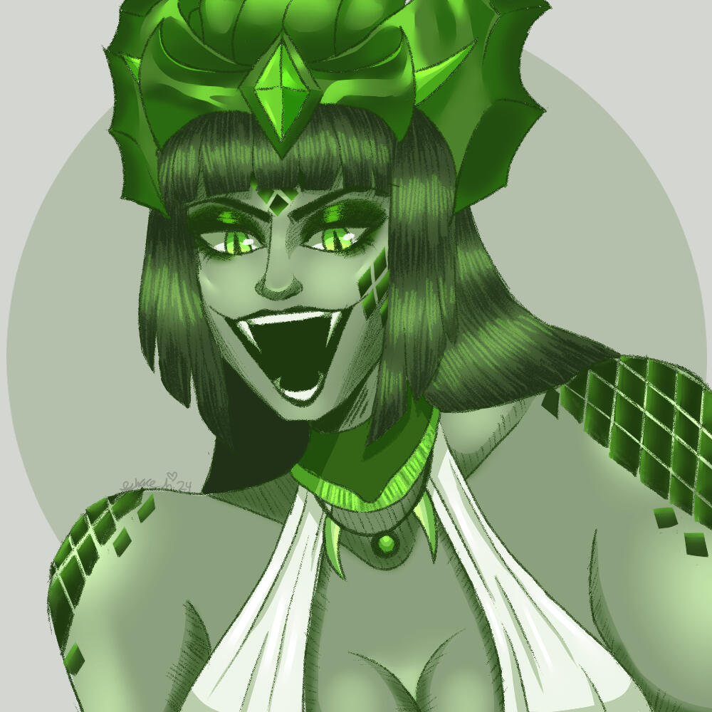 Cassiopeia Fan Design (Clip Studio Paint, 2024)