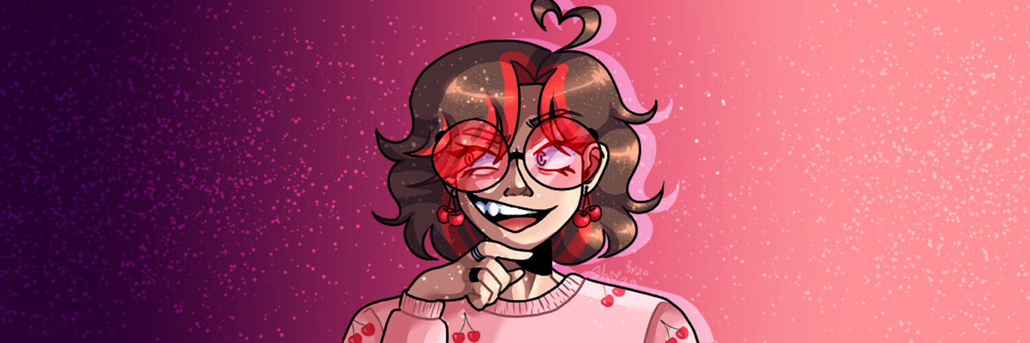 Cherry Girl (Clip Studio Paint, 2025)